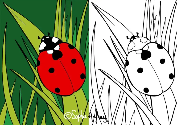 Le Panier de la Marmotte - Coloriage pitou-11