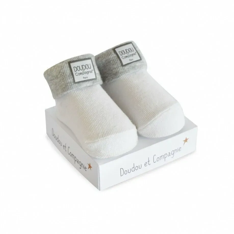 Chaussettes Naissance assortiment gris - Doudou et Compagnie